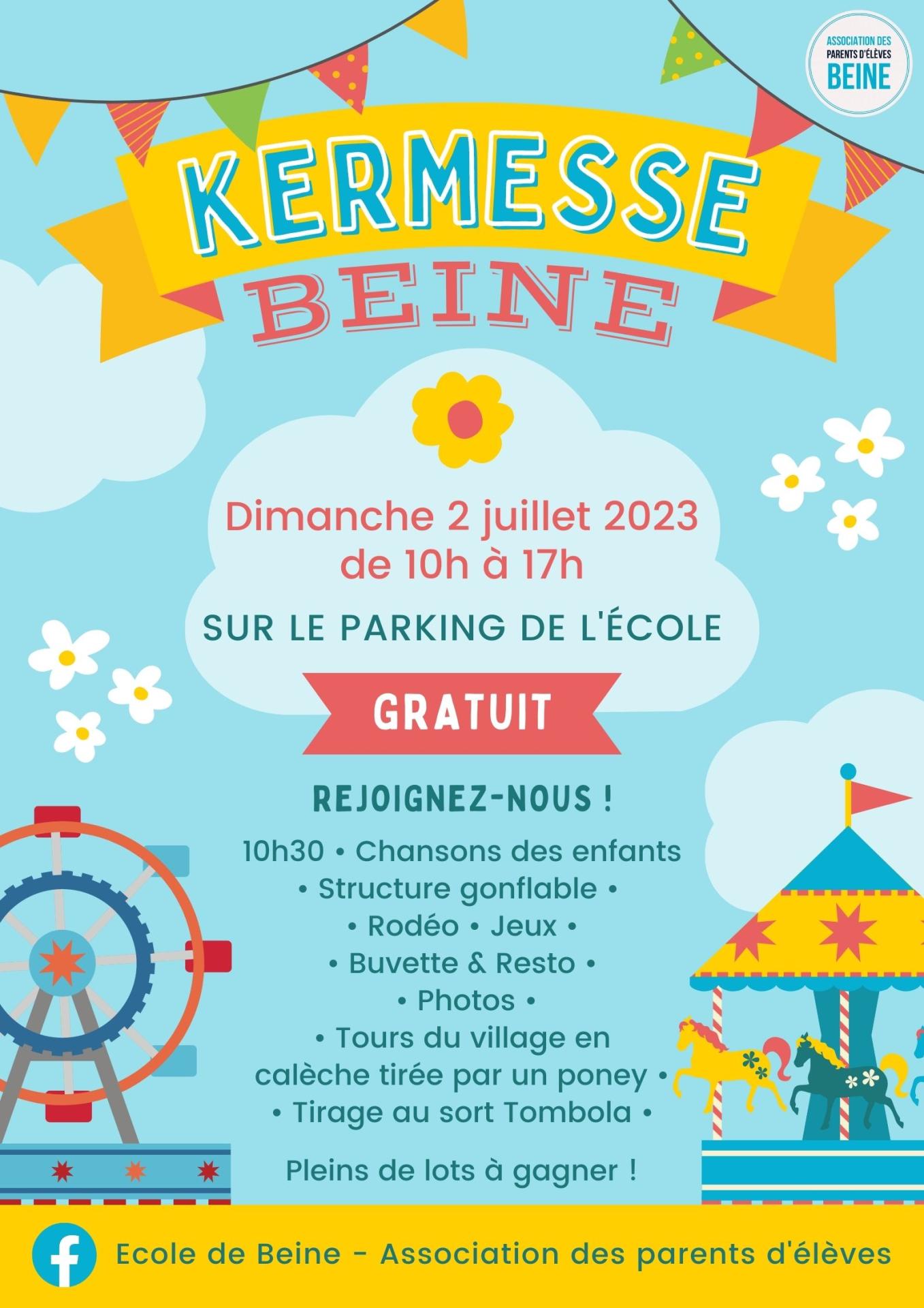 kermesse école Beines